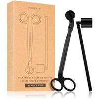 Paddywax Accesories Wick Trimmer & Candle Snuffer - Matte Black gift set