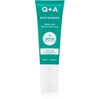 Q+A Niacinamide protective face cream SPF 50 50 ml