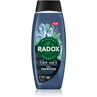 Radox Feel Energised shower gel for men 2-in-1 450 ml