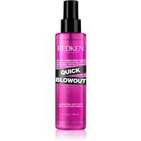 Redken Quick Blowout heat protection spray for use with flat irons and curling irons for a faster blowdry 125 ml