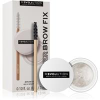 Revolution Relove Power Brow eyebrow gel with brush shade Clear 3 ml