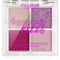 Revolution Relove Pocket Palette eyeshadow palette shade Grape Fizz 4x0.72 g