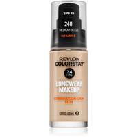 Revlon Cosmetics ColorStay SPF 15 long-lasting mattifying foundation for oily and combination skin shade 240 Medium Beige 30 ml