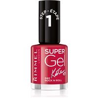 Rimmel Super Gel By Kate gel nail polish without UV/LED sealing shade 042 Rock n Roll 12 ml