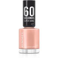 Rimmel 60 Seconds Super Shine nail polish shade 112 Almost Apricot 8 ml