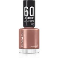 Rimmel 60 Seconds Super Shine nail polish shade 111 Caf Creme 8 ml