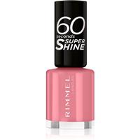 Rimmel 60 Seconds Super Shine nail polish shade 405 Rose Libertine 8 ml