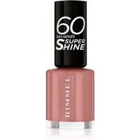 Rimmel 60 Seconds Super Shine nail polish shade 230 Mauve To The Music 8 ml