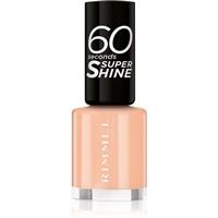 Rimmel 60 Seconds Super Shine nail polish shade 401 Nude Nostalgia 8 ml