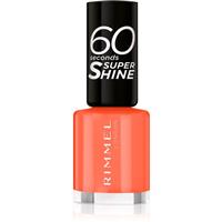 Rimmel 60 Seconds Super Shine nail polish shade 404 Ora-ngy Vibe 8 ml