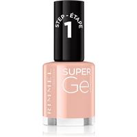 Rimmel Super Gel gel nail polish without UV/LED sealing shade 008 Girl Group Blush 12 ml