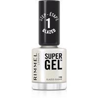 Rimmel Super Gel gel nail polish without UV/LED sealing shade 106 Glazed Sugar 12 ml