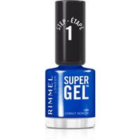 Rimmel Super Gel gel nail polish without UV/LED sealing shade 100 Cobalt Heaven 12 ml