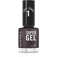 Rimmel Super Gel gel nail polish without UV/LED sealing shade 103 Brownie 12 ml