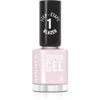 Rimmel Super Gel gel nail polish without UV/LED sealing shade 105 Pink Glazed 12 ml