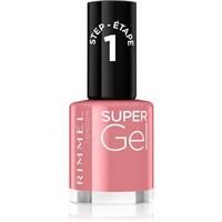 Rimmel Super Gel gel nail polish without UV/LED sealing shade 035 Pop Princess Pink 12 ml