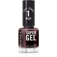 Rimmel Super Gel gel nail polish without UV/LED sealing shade 013 Acai Smoothie 12 ml