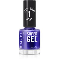Rimmel Super Gel gel nail polish without UV/LED sealing shade 017 Lacquer Jellyfish 12 ml