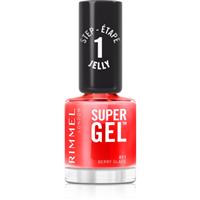 Rimmel Super Gel gel nail polish without UV/LED sealing shade 011 Berry Glace 12 ml