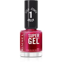 Rimmel Super Gel gel nail polish without UV/LED sealing shade 014 Pink To The Berry 12 ml