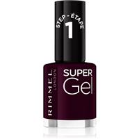Rimmel Super Gel gel nail polish without UV/LED sealing shade 064 Plum Pudding 12 ml