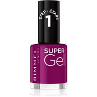 Rimmel Super Gel gel nail polish without UV/LED sealing shade 025 Urban Purple 12 ml