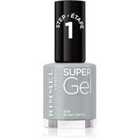 Rimmel Super Gel gel nail polish without UV/LED sealing shade 005 Rainy Days 12 ml