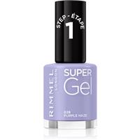 Rimmel Super Gel gel nail polish without UV/LED sealing shade 028 Purple Haze 12 ml