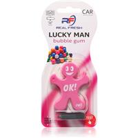 Real Fresh Lucky Man Buble Gum car air freshener 1 pc