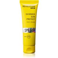 Revolution Skincare Sun Protect Shimmer brightening protective cream SPF 50 50 ml
