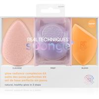 Real Techniques Sponge+ Glow Radiance applicator set for the perfect look