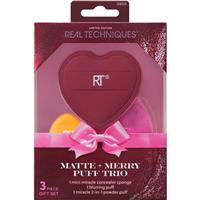 Real Techniques Matte + Merry Puff Trio applicator set