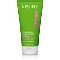 Revuele Cityzen Scrub & Rub exfoliating cleansing face mask with activated charcoal 150 ml