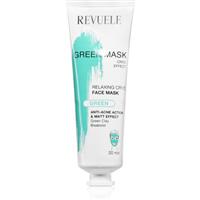 Revuele Green Mask Cryo Effect cleansing mattifying mask to treat skin imperfections 80 ml