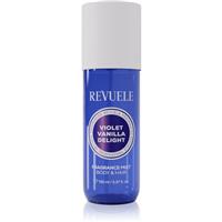 Revuele Violet Vanilla Delight Fragrance Mist scented mist for body and hair for women 150 ml