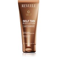 Revuele Paradise Bronze Self Tan Body Lotion gradual self-tanning lotion shade Light To Medium 200 ml