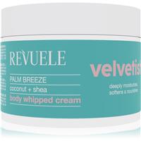 Revuele Velvetish Palm Breeze Body Whipped Cream moisturising body cream Coconut + Shea 300 ml