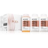 Revox B77 PLEX Hair Rebuilding System Professional Set set for damaged and colour-treated hair for professional use 3x260 ml