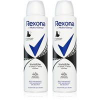 Rexona Invisible Black and White deodorant spray to treat white and yellow stains