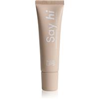 Say Hi Glassy Lips tinted lip balm with peptides shade Nude 10 ml