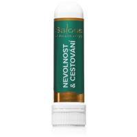 Saloos Aromatherapy Nevolnost & Cestovn inhaler tube with essential oils 1 pc