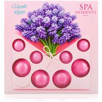Spa Moments Hiacinth Kisses fizzy bath bombs