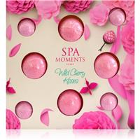 Spa Moments Wild Cherry Kisses fizzy bath bombs