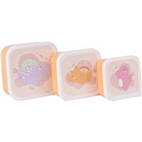 Saro Baby Snack Boxes lunch box Mustard 3 pc