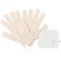 So Eco Exfoliating Gloves and Facial Buffing Pads set for the bath