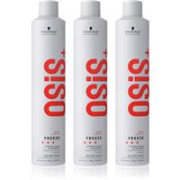 Schwarzkopf Professional Osis+ Freeze strong-hold hairspray economy pack