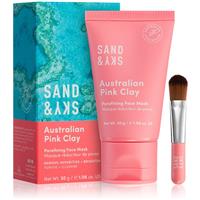 Sand & Sky Australian Pink Clay Porefining Face Mask detoxifying mask for enlarged pores 30 g