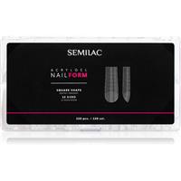 Semilac Accessories Acrylgel Nail Form stencils for nails size Square 120 pc