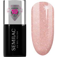 Semilac UV Hybrid Extend Care 5in1 gel nail polish with nourishing effect shade 804 Glitter Soft Beige 7 ml