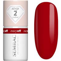Semilac Easy Off Step 2 gel nail polish for UV/LED hardening shade The Red Core 7 ml